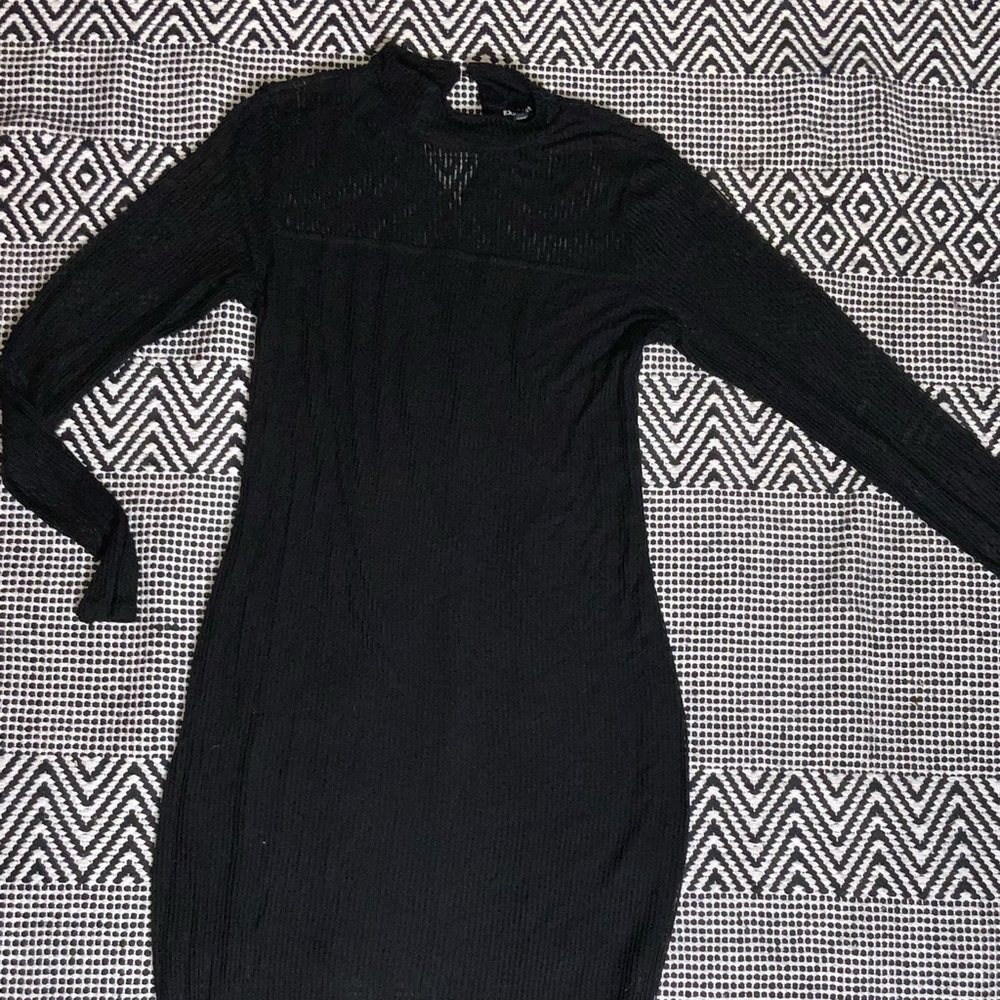 Black fitted Express dress